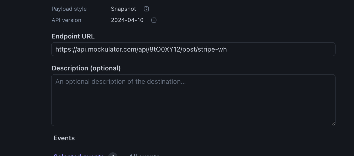 Configure in Stripe/Shopify/etc